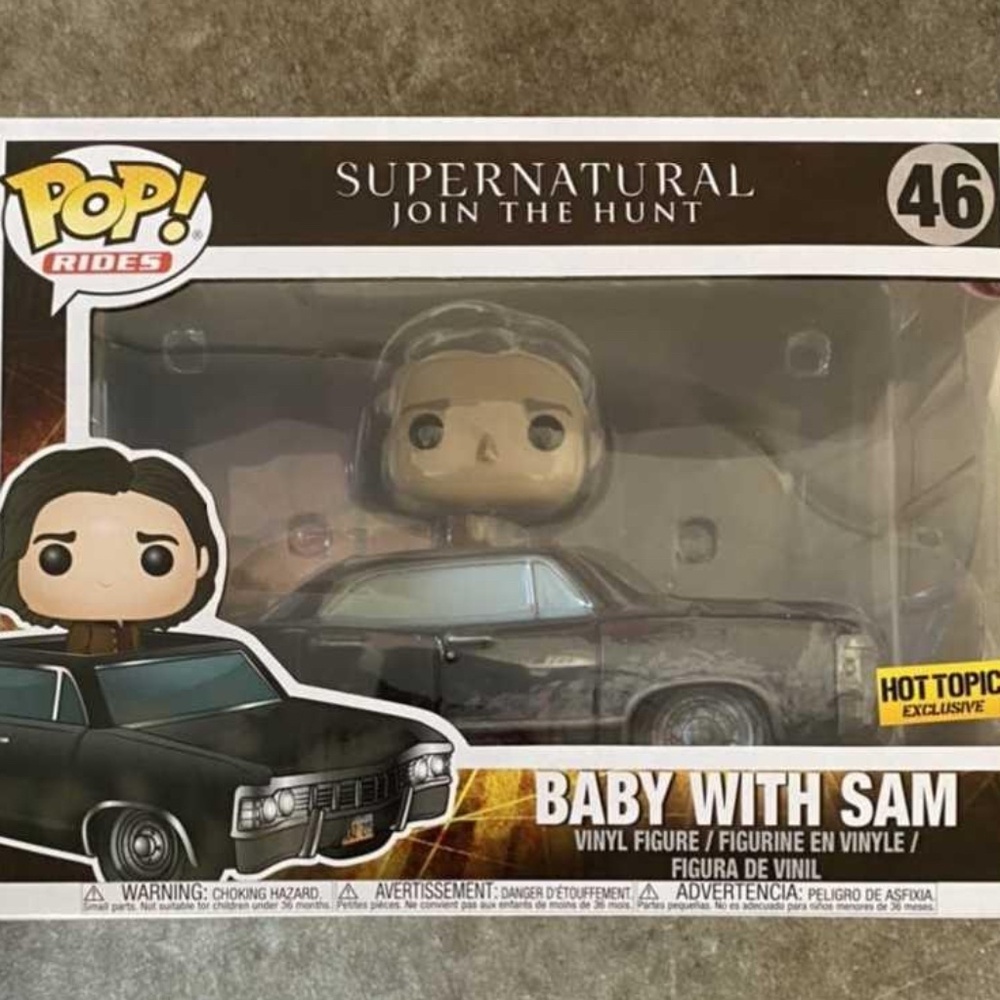 Funko Pop! Supernatural Baby With Sam Hot Topic Exclusive